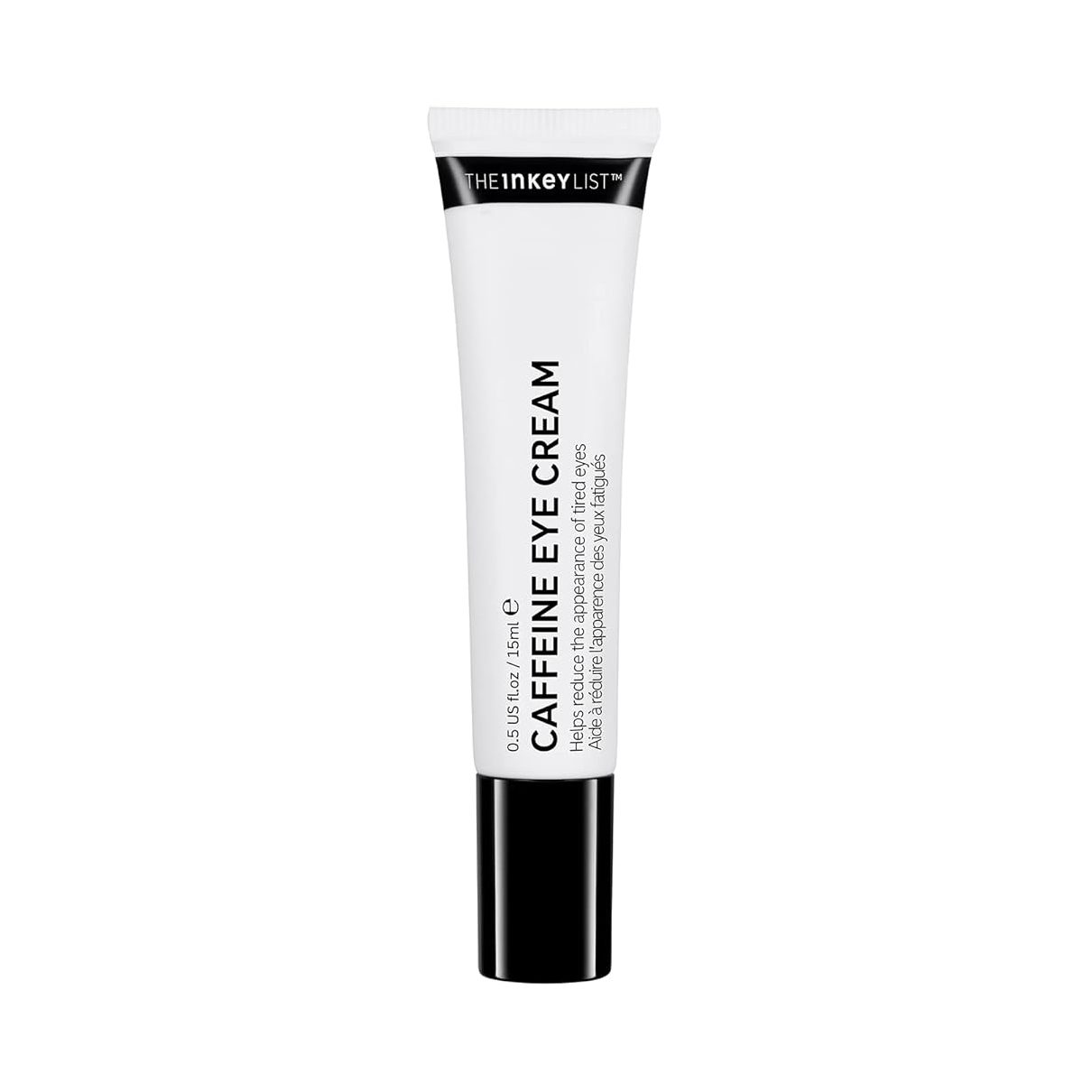 The INKEY List Caffeine Eye Cream for puffiness and dark circles with caffeine and peptides